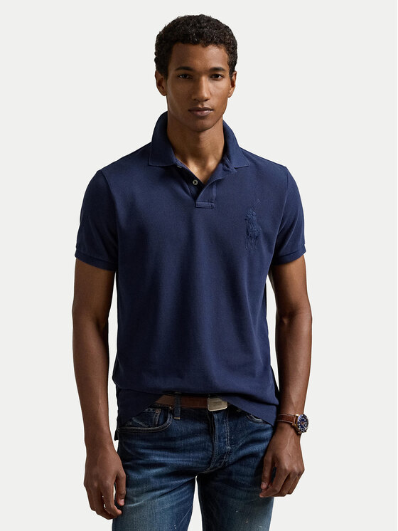 Тениска с яка и копчета Polo Ralph Lauren за Мъже цена
