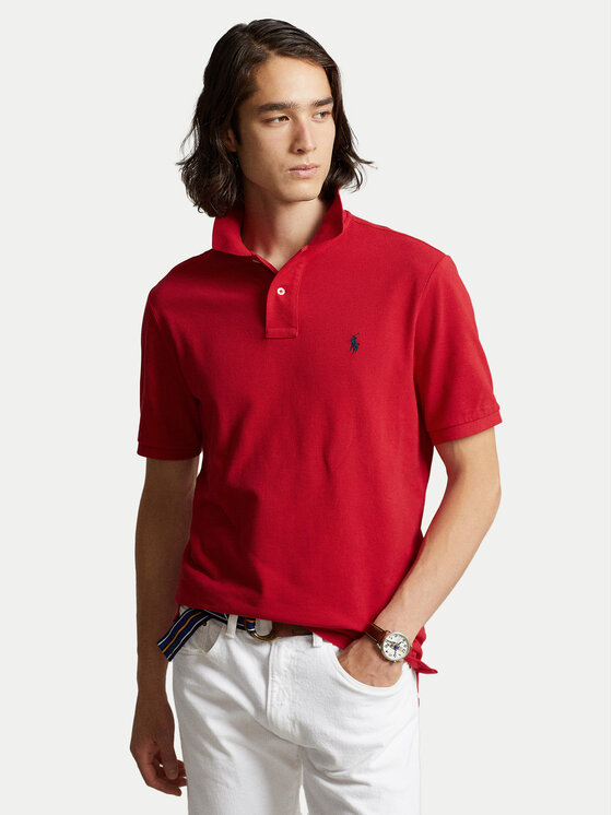 Тениска с яка и копчета Polo Ralph Lauren за Мъже цена