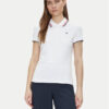 Tommy Hilfiger Тениска с яка и копчета Feminine Sporty Slim Polo Ss WW0WW44517 Бял Regular Fit за Жени цена