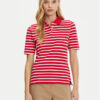 Tommy Hilfiger Тениска с яка и копчета 1985 WW0WW43224 Червен Regular Fit за Жени цена