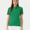 Tommy Hilfiger Тениска с яка и копчета 1985 WW0WW43225 Зелен Slim Fit за Жени цена