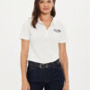 Tommy Hilfiger Тениска с яка и копчета Script WW0WW43624 Екрю Slim Fit за Жени цена