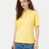 Tommy Hilfiger Тениска с яка и копчета 1985 WW0WW43224 Жълт Regular Fit за Жени цена