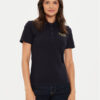 Tommy Hilfiger Тениска с яка и копчета Script WW0WW43624 Тъмносин Slim Fit за Жени цена
