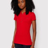 Tommy Hilfiger Тениска с яка и копчета New Chaira 1M57636661 Червен Slim Fit за Жени цена