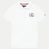 Тениска с яка и копчета Tommy Hilfiger за Момчета цена
