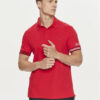 Tommy Hilfiger Тениска с яка и копчета Flag MW0MW34780 Червен Slim Fit за Мъже цена