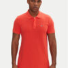 Tommy Jeans Тениска с яка и копчета DM0DM20676 Червен Slim Fit за Мъже цена