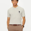 U.S. Polo Assn. Тениска с яка и копчета MUP3313 Сив Regular Fit за Мъже цена