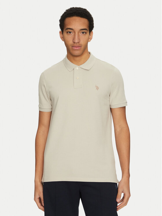 Тениска с яка и копчета U.S. Polo Assn. за Мъже цена
