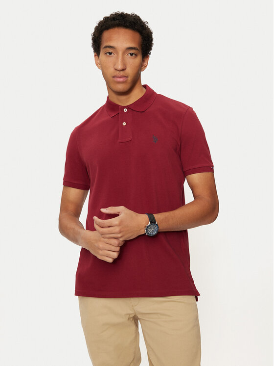 Тениска с яка и копчета U.S. Polo Assn. за Мъже цена