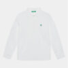 United Colors Of Benetton Тениска с яка и копчета 3089C300Z Бял Regular Fit за Момчета цена