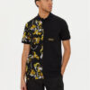 Versace Jeans Couture Тениска с яка и копчета 78GAG625 Черен Regular Fit за Мъже цена