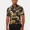 Versace Jeans Couture Тениска с яка и копчета 77GAG6S0 Черен Regular Fit за Мъже цена