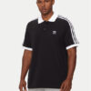 adidas Тениска с яка и копчета adicolor Classics 3-Stripes IL2501 Черен Regular Fit за Мъже цена