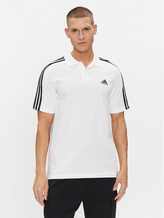 Тениска с яка и копчета adidas за Мъже цена