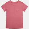 4F Тишърт 4FJWMM00TTSHF1658 Розов Slim Fit за Момичета цена