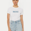 BOSS Тишърт C_Elogo 50535322 Бял Regular Fit за Жени цена