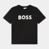 Boss Тишърт J25P24 S Черен Regular Fit цвят на ниска цена
