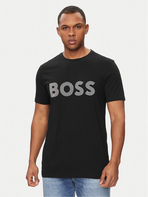 Boss Тишърт Teebossrete 50495719 Черен Regular Fit за Мъже цена
