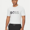 BOSS Тишърт Tape Logo 50530990 Сив Regular Fit за Мъже цена