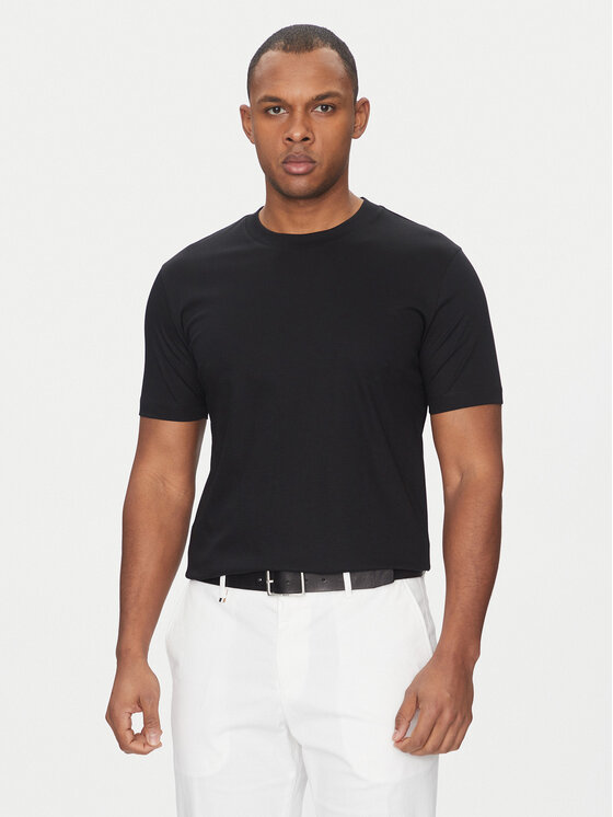 BOSS Тишърт H-Tessler 17 50523931 Черен Slim Fit за Мъже цена