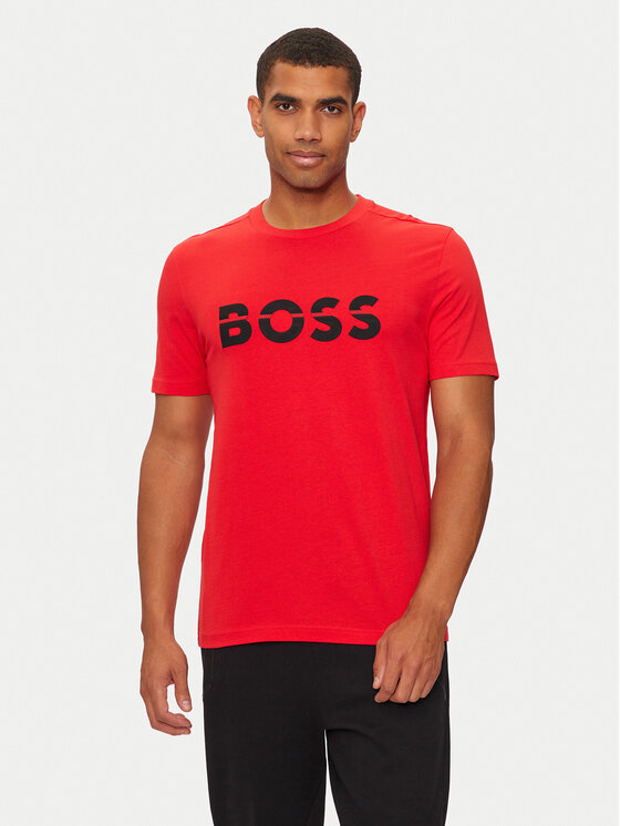 Boss Тишърт 50525208 Червен Regular Fit за Мъже цена