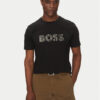 BOSS Тишърт Te_Logotexture 50534923 Черен Regular Fit за Мъже цена