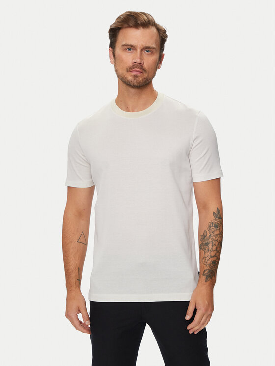 Boss Тишърт H-Tiburt 431 50518539 Бял Regular Fit за Мъже цена