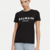 Balmain Тишърт BF1EF005BB02 Черен Regular Fit за Жени цена