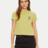 Calvin Klein Jeans Тишърт Script Institutional J20J224984 Зелен Slim Fit за Жени цена