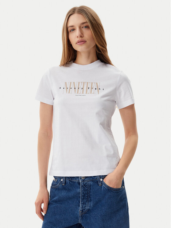 Тишърт Calvin Klein Jeans за Жени цена
