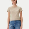 Calvin Klein Jeans Тишърт Logo J20J225540 Бежов Regular Fit за Жени цена