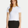 Calvin Klein Jeans Тишърт J20J225239 Бял Slim Fit за Жени цена