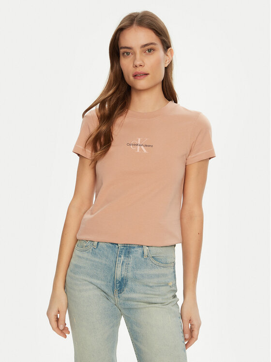 Тишърт Calvin Klein Jeans за Жени цена