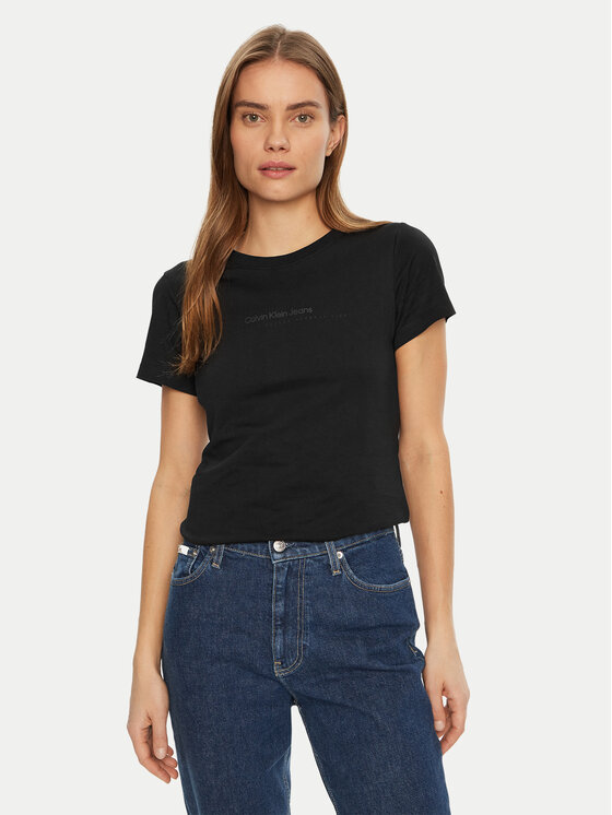 Тишърт Calvin Klein Jeans за Жени цена