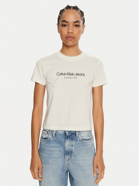 Тишърт Calvin Klein Jeans за Жени цена