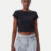 Calvin Klein Jeans Тишърт LV047AB802 Черен Regular Fit за Жени цена