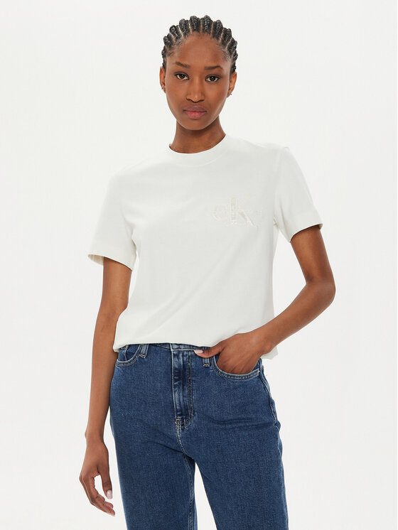 Тишърт Calvin Klein Jeans за Жени цена
