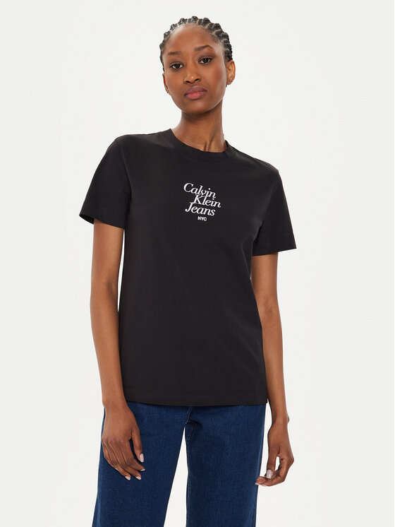 Тишърт Calvin Klein Jeans за Жени цена