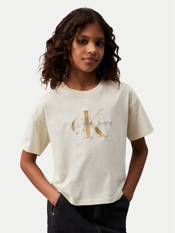 Тишърт Calvin Klein Jeans за Момичета цена