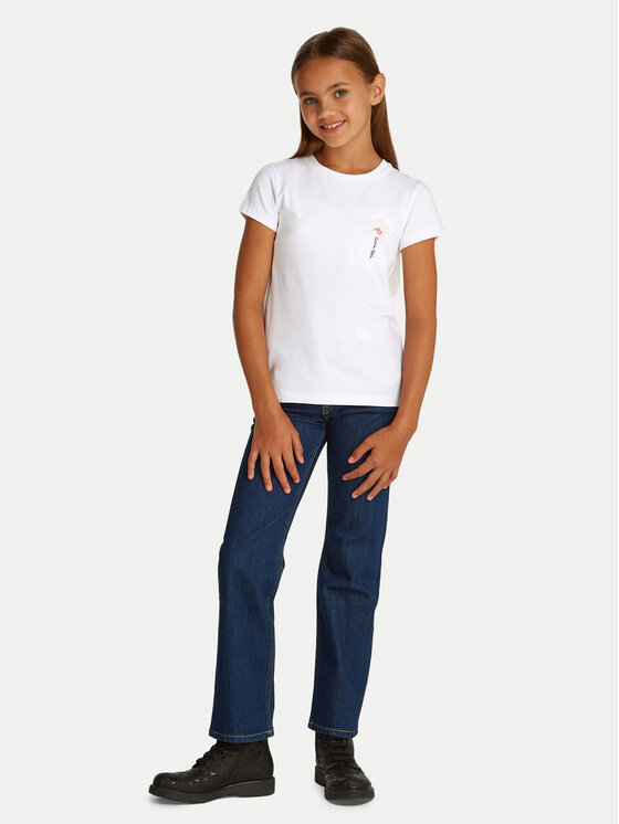 Тишърт Calvin Klein Jeans за Момичета цена