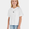 Calvin Klein Jeans Тишърт IG0IG02136 Бял Boxy Fit за Момичета цена