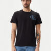Calvin Klein Jeans Тишърт Meta Monogram J30J325498 Черен Regular Fit за Мъже цена