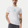 Calvin Klein Jeans Тишърт Brush Stroke J30J327522 Бял Regular Fit за Мъже цена