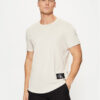 Calvin Klein Jeans Тишърт Badge Turn Up Sleeve J30J323482 Екрю Regular Fit за Мъже цена