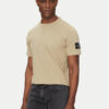Calvin Klein Jeans Тишърт J30J323484 Бежов Regular Fit за Мъже цена