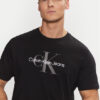 Calvin Klein Jeans Тишърт Ss Hero Monogram Tee 30s Eu Opt 00040EM286 Черен Regular Fit за Мъже цена