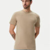 Calvin Klein Jeans Тишърт J30J327100 Бежов Regular Fit за Мъже цена