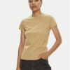 Calvin Klein Тишърт Nano Logo K20K207212 Бежов Slim Fit за Жени цена
